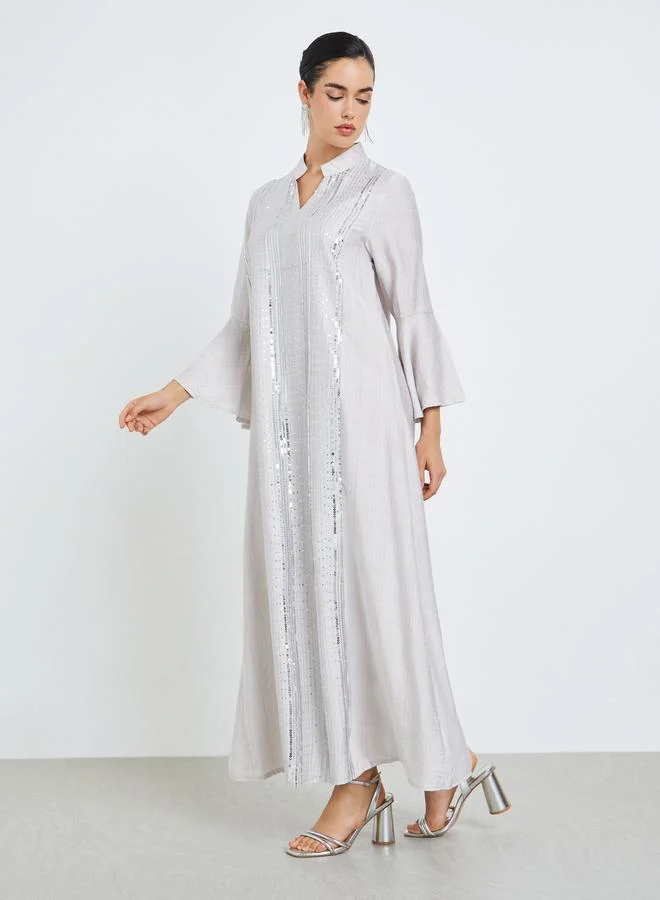 أميرة جلابية مزينة بالترتر